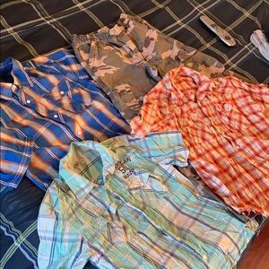 T-shirt Diferent brand and kids palace pants 14